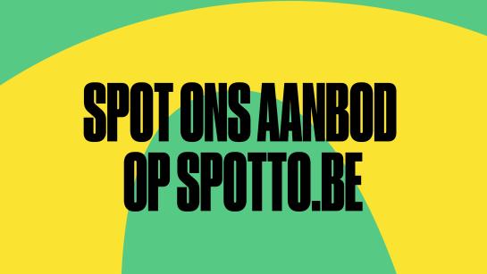 Affiche spot ons aanbod over professioneel vastgoed